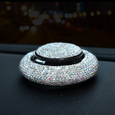 Crystal Diamond Car Air Freshener Perfume Accessories Car Decoration Solid Perfume - 0 - CJ - White - CJQC104282203CX