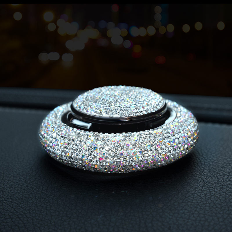 Crystal Diamond Car Air Freshener Perfume Accessories Car Decoration Solid Perfume - 0 - CJ - White - CJQC104282203CX