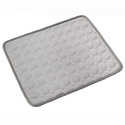 Pet Dog Cat Ice Silk Cold Nest Pad For Cooling In Summer - 0 - CJ - Gray - 150x100cm - CJJJCWGY00320 - Gray - 150x100cm