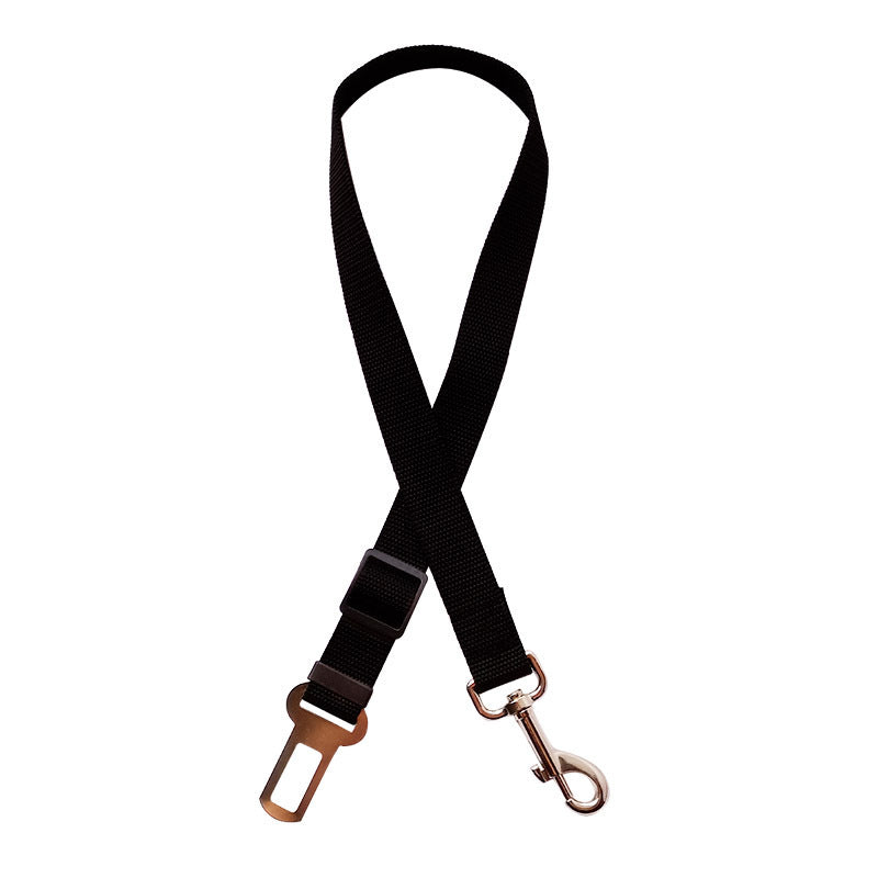 Adjustable Pet Cat Dog Car Seat Belt Pet Seat Vehicle Dog Harness Lead Clip Safety Lever Traction Dog Collars Dogs Accessoires Pets Products - 0 - CJ