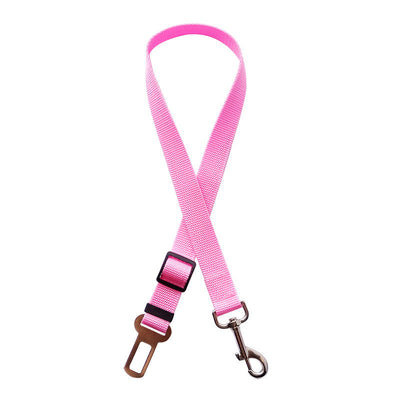Adjustable Pet Cat Dog Car Seat Belt Pet Seat Vehicle Dog Harness Lead Clip Safety Lever Traction Dog Collars Dogs Accessoires Pets Products - 0 - CJ