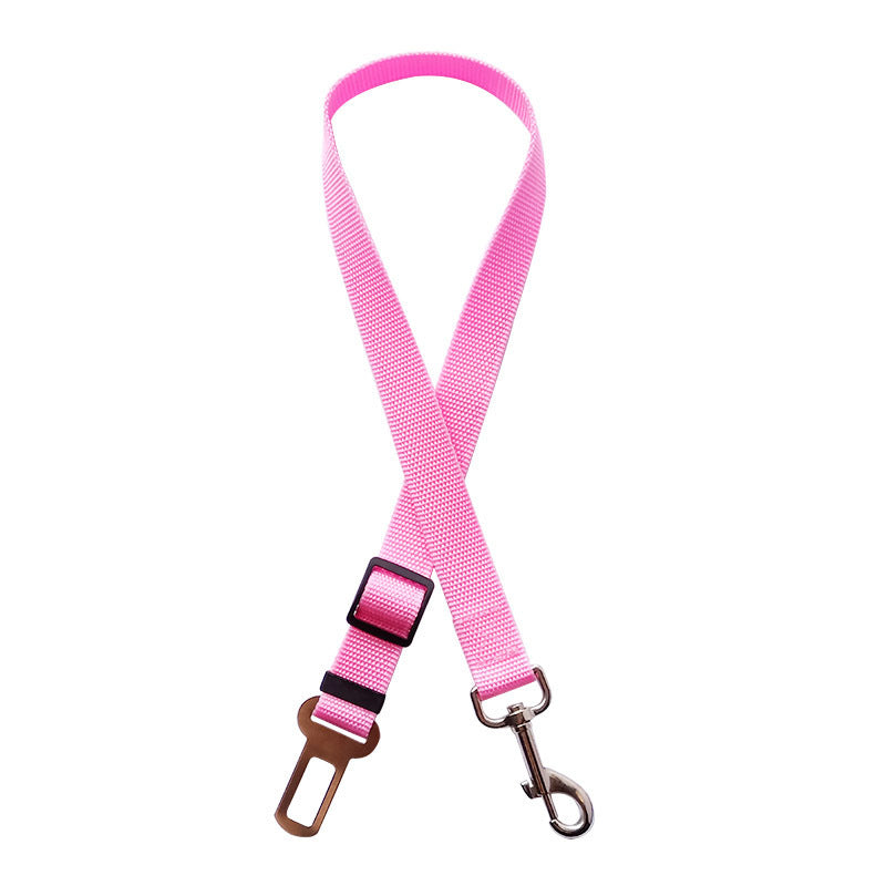 Adjustable Pet Cat Dog Car Seat Belt Pet Seat Vehicle Dog Harness Lead Clip Safety Lever Traction Dog Collars Dogs Accessoires Pets Products - 0 - CJ