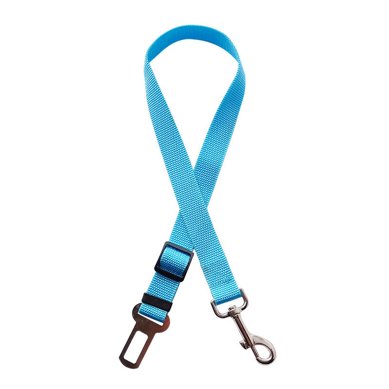 Adjustable Pet Cat Dog Car Seat Belt Pet Seat Vehicle Dog Harness Lead Clip Safety Lever Traction Dog Collars Dogs Accessoires Pets Products - 0 - CJ