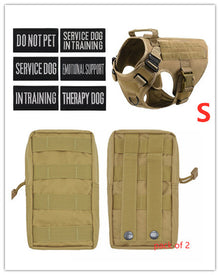 Military Tactical Dog Harness German Shepherd Adjustable Pet Dog Back - 0 - CJ - A - Set - CJJJCWGX00809 - A - Set