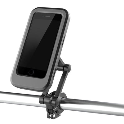 Adjustable Waterproof Bicycle Mobile Phone Holder Mount Universal Bike Motorcycle Handlebar Cell Phone Support Mount Bracket Bag - 0 - CJ