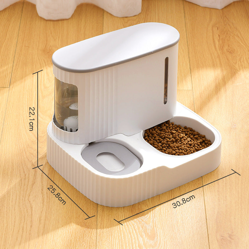 Cat Automatic Drinking Fountain Feeder Integrated Water Feeder Pet Supplies - 0 - CJ