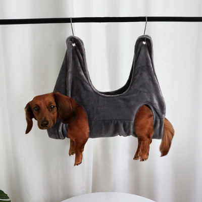 Pet Nails Trimming Pet Grooming Hammock - 0 - CJ - Grey - L - CJGY112031909IR