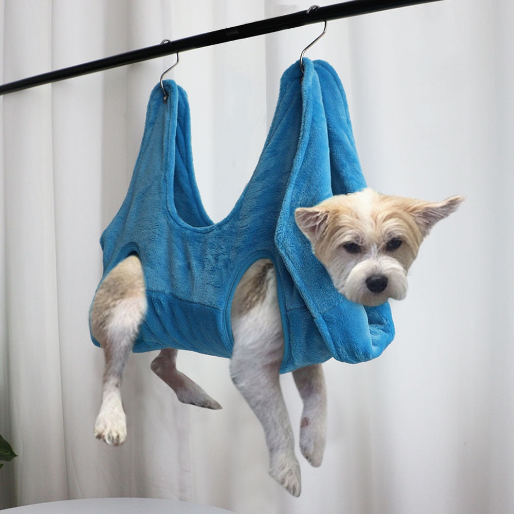 Pet Nails Trimming Pet Grooming Hammock - 0 - CJ - Blue - L - CJGY112031906FU