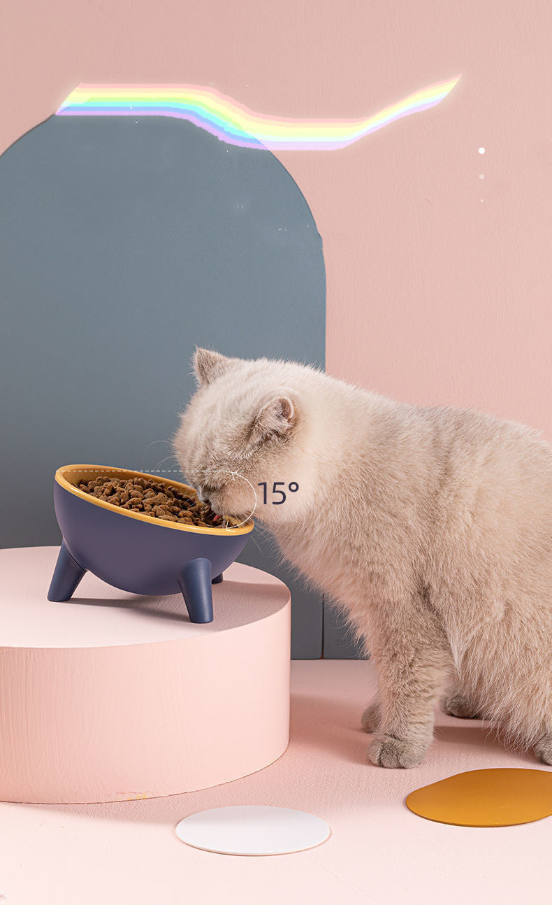 Cat Dog Bowl With Stand Pet Feeding Food Bowls Dogs Bunny Rabbit Nordic Color Feeder Product Supplies Pet Accessories - 0 - CJ