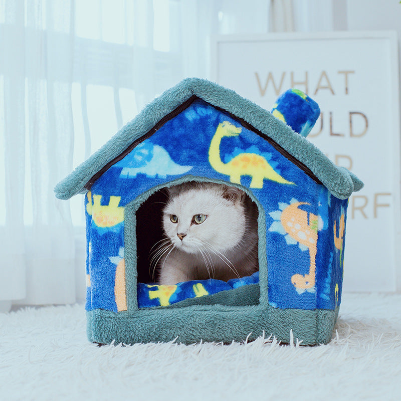 Wanghong Pet House Dog House Cat House Four Seasons - 0 - CJ - Green - L - CJMY114111612LO