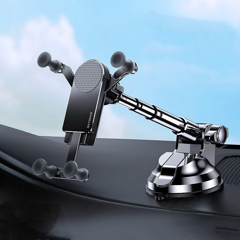 Dashboard Suction Cup Mobile Phone Car Mount - 0 - CJ - UpgradeMetal Black - CJQC145330402BY
