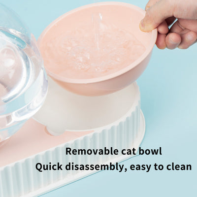 Plastic Pet Feeding Drinkers Cat Dog Automatic Feeder Drinking Animal Pet Bowl Water Bowl For Pets Dog Automatic Drinkers - 0 - CJ