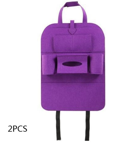 Multi - Purpose Auto Seat Organizer Bag - 0 - CJ - Purple 2pcs - CJQCNBQC00007 - Purple 2pcs