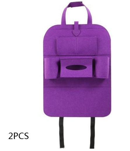 Multi - Purpose Auto Seat Organizer Bag - 0 - CJ - Purple 2pcs - CJQCNBQC00007 - Purple 2pcs