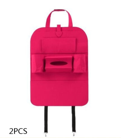 Multi - Purpose Auto Seat Organizer Bag - 0 - CJ - Rose red 2pcs - CJQCNBQC00007 - Rose red 2pcs