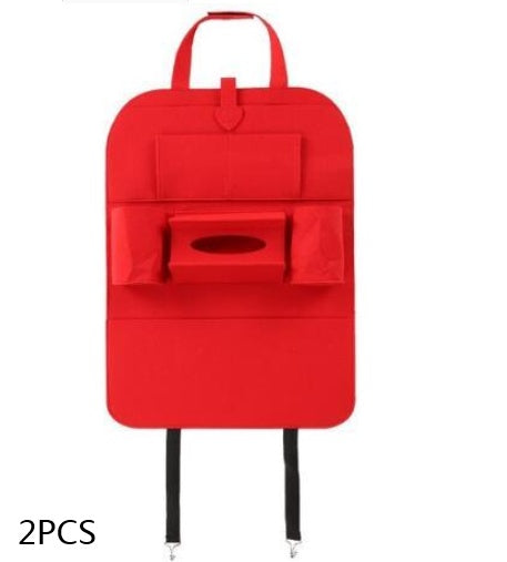 Multi - Purpose Auto Seat Organizer Bag - 0 - CJ - Red 2pcs - CJQCNBQC00007 - Red 2pcs