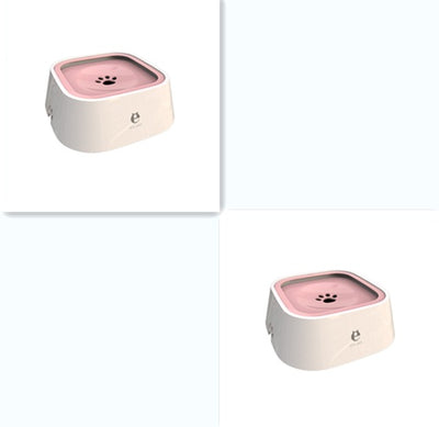Non - wet Mouth Dog Bowl, Floating Bowl, Anti - overturning - 0 - CJ - Pink2pcs - CJJJCWGY00623 - Pink2pcs