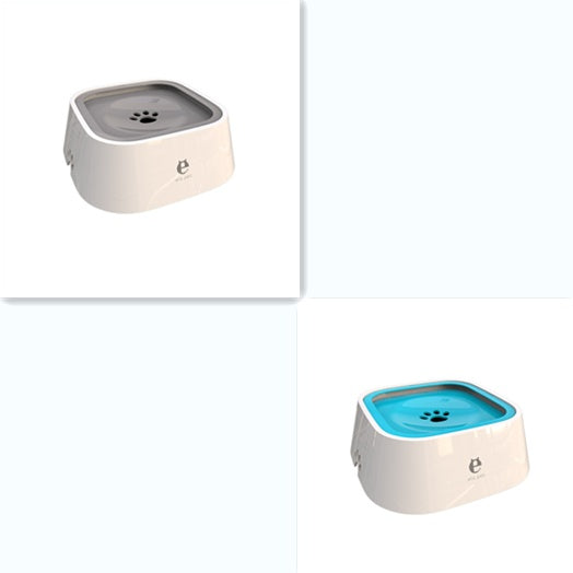 Non - wet Mouth Dog Bowl, Floating Bowl, Anti - overturning - 0 - CJ - Grey blue set - CJJJCWGY00623 - Grey blue set