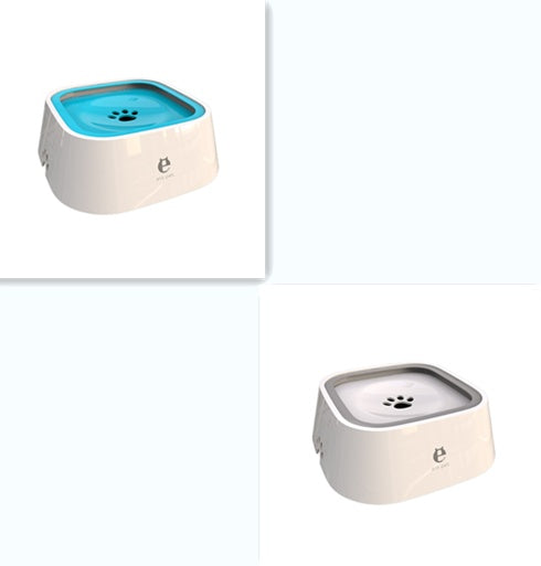 Non - wet Mouth Dog Bowl, Floating Bowl, Anti - overturning - 0 - CJ - Blue White set - CJJJCWGY00623 - Blue White set