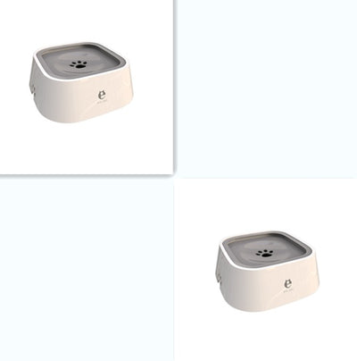 Non - wet Mouth Dog Bowl, Floating Bowl, Anti - overturning - 0 - CJ - Grey 2pcs - CJJJCWGY00623 - Grey 2pcs
