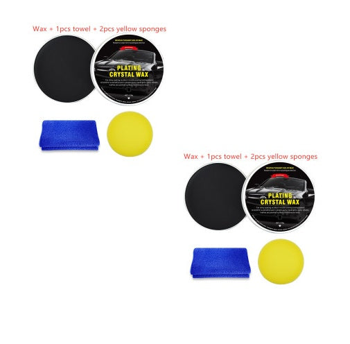 Car Diamond Crystal Wax Black Wax Coating Waxing Polishing Sewage Crystal Hard Wax - 0 - CJ - Black - Set1x2 - CJQC104390716PK