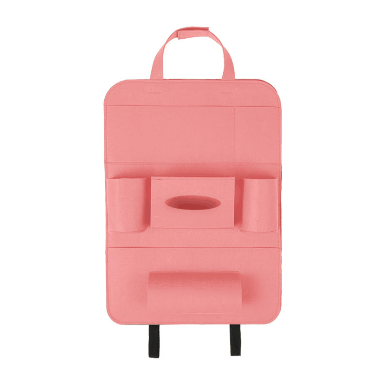 Auto Car Backseat Organizer Car - Styling Holder Multi - Pocket Seat Wool Felt Storage Multifunction Vehicle Accessories Bag - 0 - CJ
