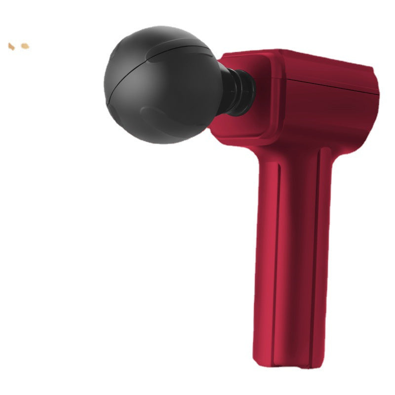Mini Pocket Fascia Gun Vibration Massager Electric Shock - 0 - CJ - Red - USB - CJAM117360501AZ