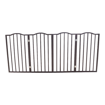 Pet Gate,Dog Gate For Doorways,Stairs Or House,standing, Folding,Arc Wooden - 5 - CJ