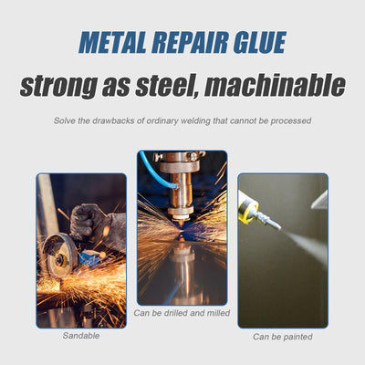 Ruihong Metal Casting Glue 100ml High Temperature Resistant Welding Glue Strong Electric Welding Glue For Metal Castings With Sand Holes, Porosity And Cracks - 5 - cjdropshipping