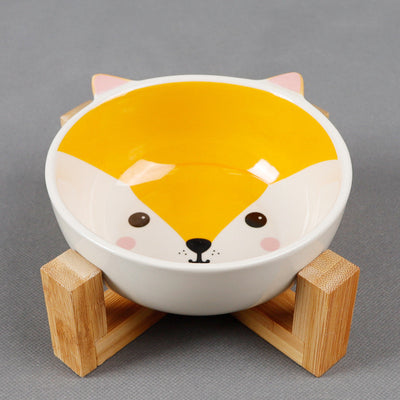 Protect Cervical Spine Cat Food Bowl Cat Food Bowl Pet Bowl - 0 - CJ