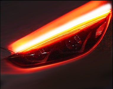 Car Light Turn Signal Led Strip Car LED Daytime Running - 0 - CJ - Red to Yellow - 45cm - CJQCQCQC00624 - Red to Yellow - 45cm