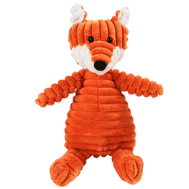 Vocal Animal Plush for Pet Dog Molar Teeth Cleaning Training - 0 - CJ