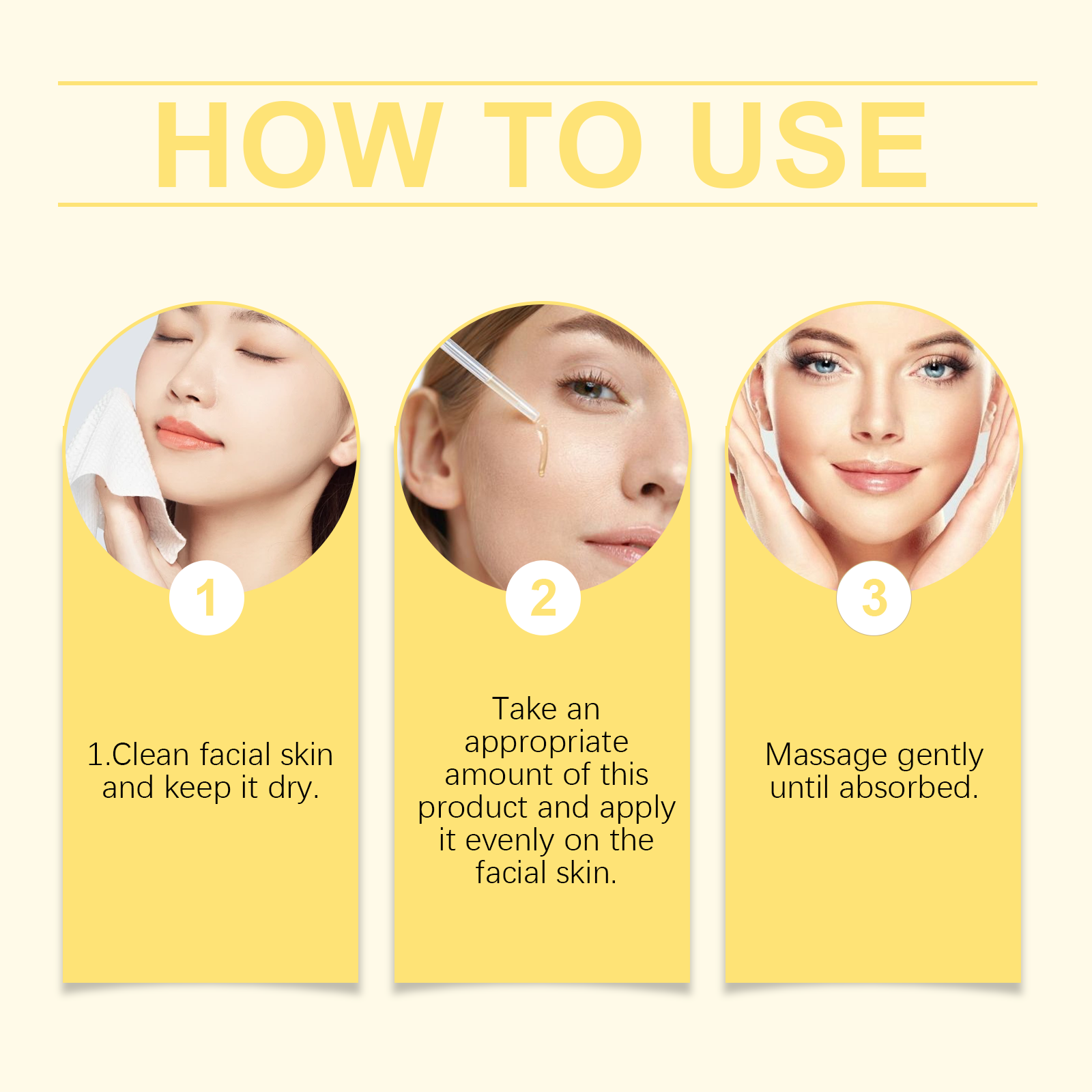 OUHOE Vitamin C Moisturizing Essence Gentle Moisturizing Firming Skin Hydrating Skin Care Essence - 5 - CJ