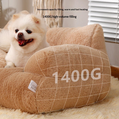 All - season Winter And Fall Pet Bed Thats Warm Removable And Washable - 0 - CJ