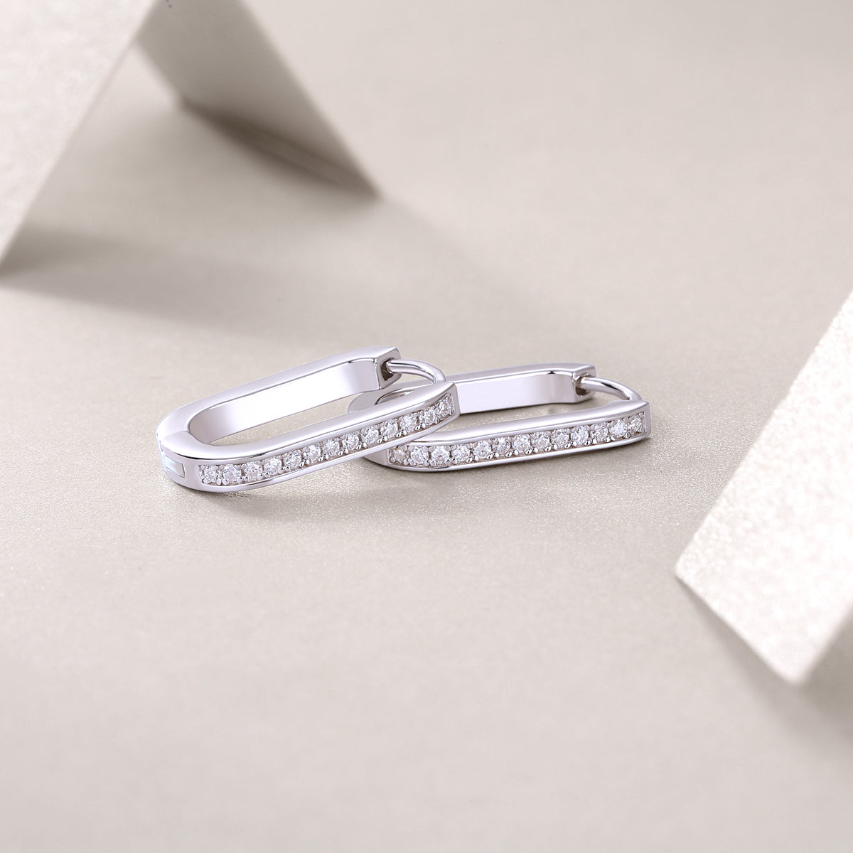 1Reincarnation - Fashionable And Luxurious Diamond Jewelry With Moissanite S925 Sterling Silver And Platinum - plated Stud Earrings Prohibit TikTok sales - 5 - cjdropshipping