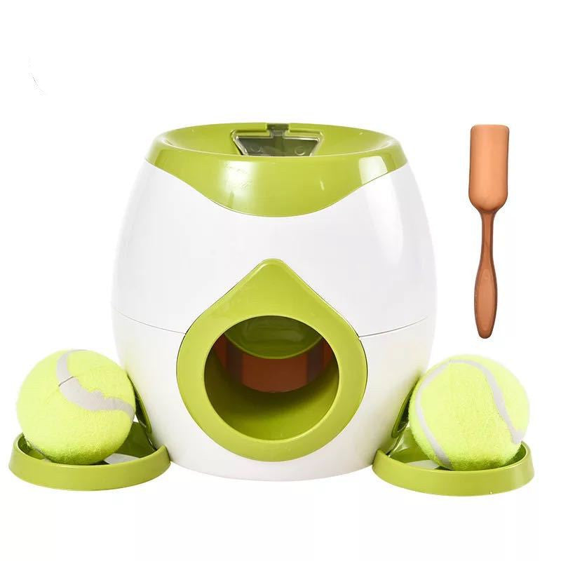 Smart Pet Feeder Tennis Ball Missing Device Throwing Reward Machine - 0 - CJ - Green - CJJJCWGY00881 - Green