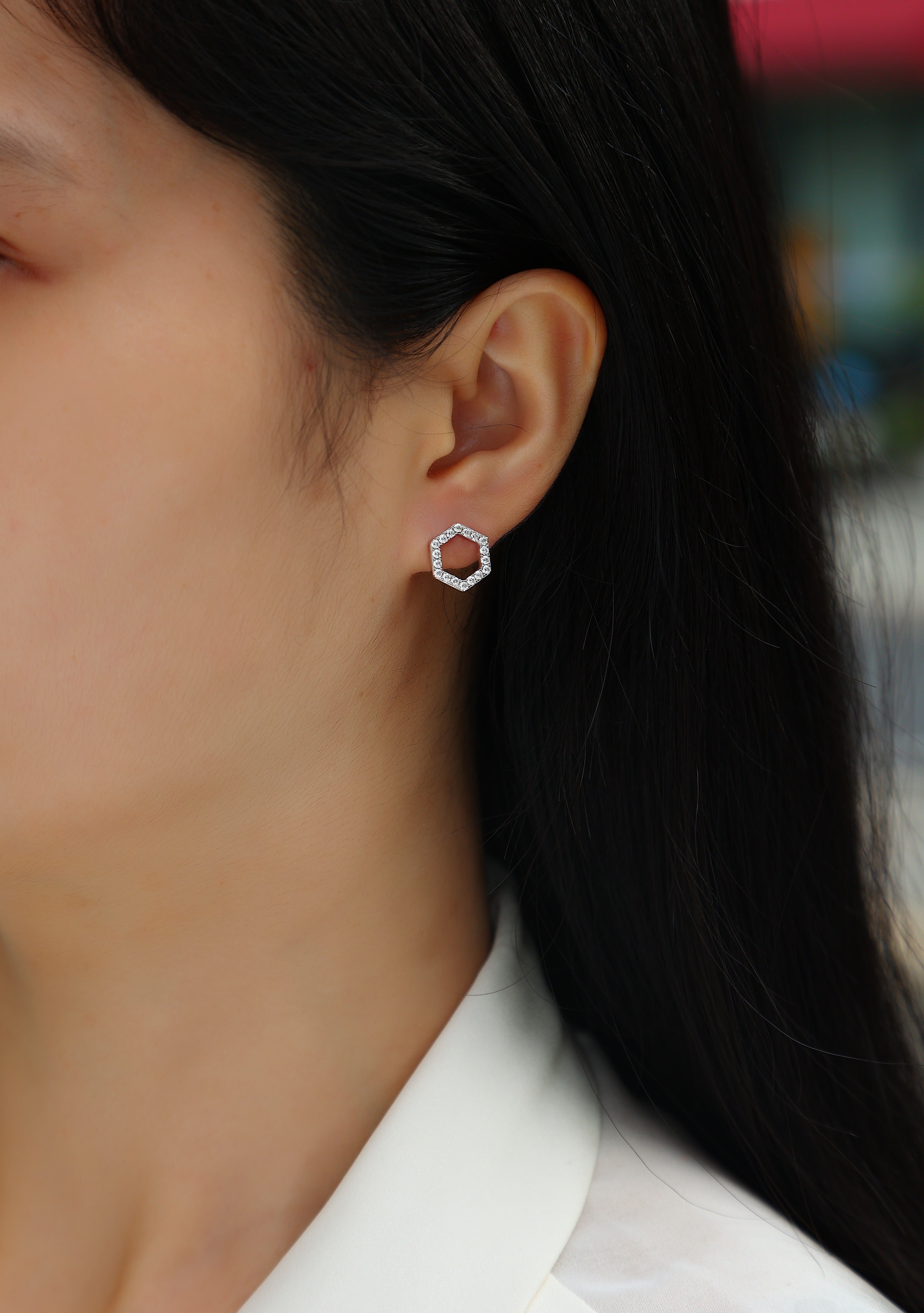 1Empowering The Future - Fashionable, Trendy And Affordable Jewelry With Moissanite S925 Sterling Silver And Platinum - plated Stud Earrings Prohibit TikTok sales - 5 - cjdropshipping