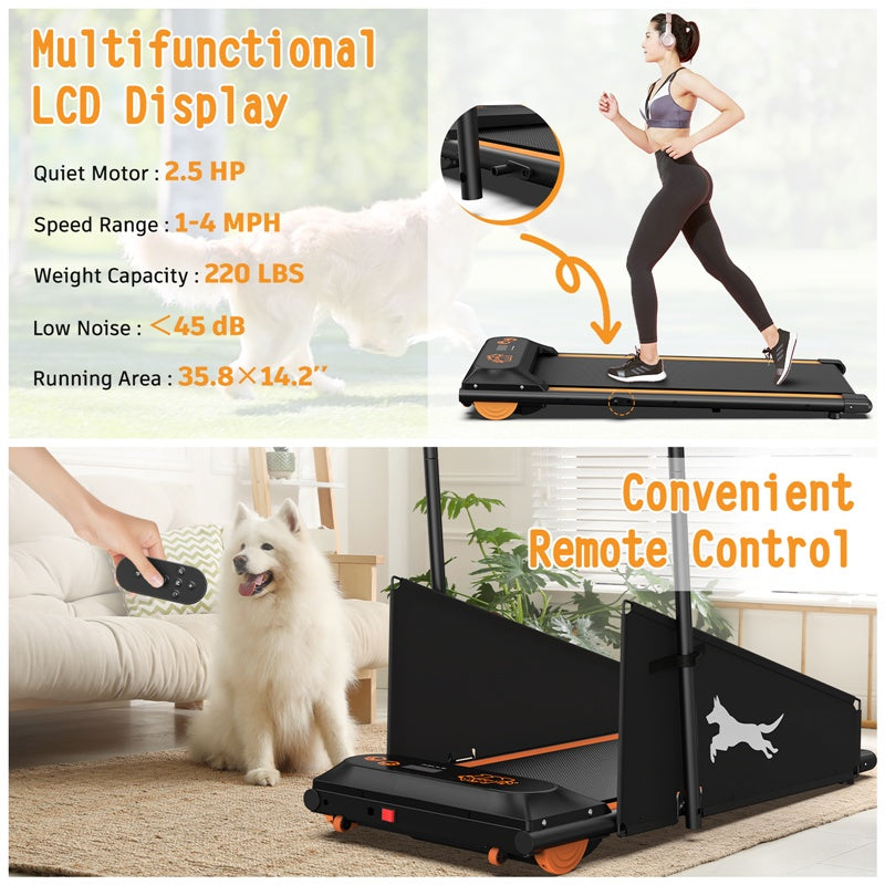 Dog Treadmill Small Dogs - Dog Treadmill For Medium Dogs - Dog Pacer Treadmill For Healthy & Fit Pets - Dog Treadmill Run Walk - 5 - CJ