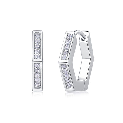 1State Of Mind - Fashionable And Luxurious Diamond Jewelry Set With Moissanite S925 Sterling Silver And Platinum - plated Stud Earrings Prohibit TikTok sales - 5 - cjdropshipping
