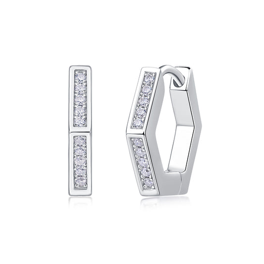 1State Of Mind - Fashionable And Luxurious Diamond Jewelry Set With Moissanite S925 Sterling Silver And Platinum - plated Stud Earrings Prohibit TikTok sales - 5 - cjdropshipping
