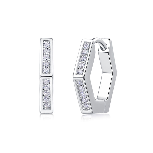 1State Of Mind - Fashionable And Luxurious Diamond Jewelry Set With Moissanite S925 Sterling Silver And Platinum - plated Stud Earrings Prohibit TikTok sales - 5 - cjdropshipping