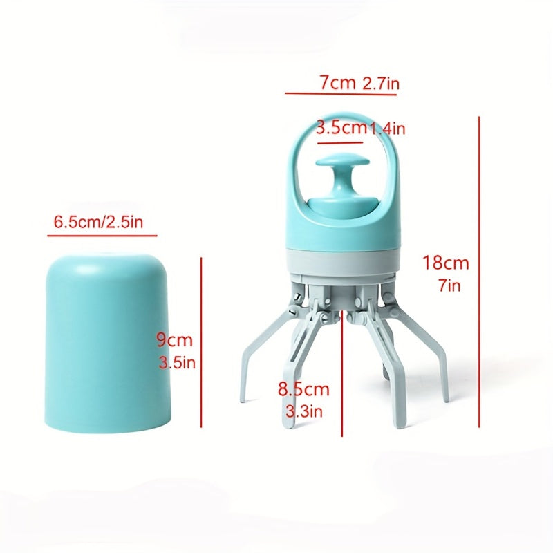 Portable Dog Poop Scooper, Sanitary Dog Waste Picker Upper With Bag Dispenser, Convenient Pet Waste Cleaner For Dog Walkers, Attachable To Dog Leash, Harness Or Waist - 5 - CJ