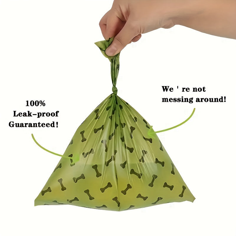 Environmentally Friendly Biodegradable Pet Litter Bags Dog Waste Bags With Dog Poop Bag Dispenser Dog Poop Bags Thickened Poop Bags Leak - Proof Dog Waste Bags For Pet Supplies - 5 - CJ