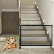 Pets Dog Cat Baby Safety Gate Mesh Fence Magic Portable Guard Net Stairs Doors - 5 - CJ