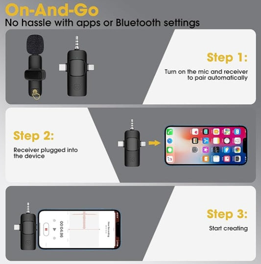 Mini Wireless Streaming Microphone - 5 - CJ