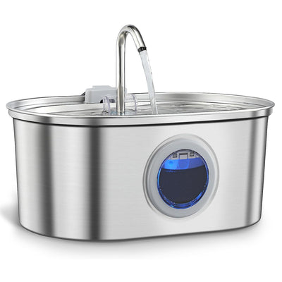 Water Feeder Stainless Steel Pet Water Dispenser - 0 - CJ