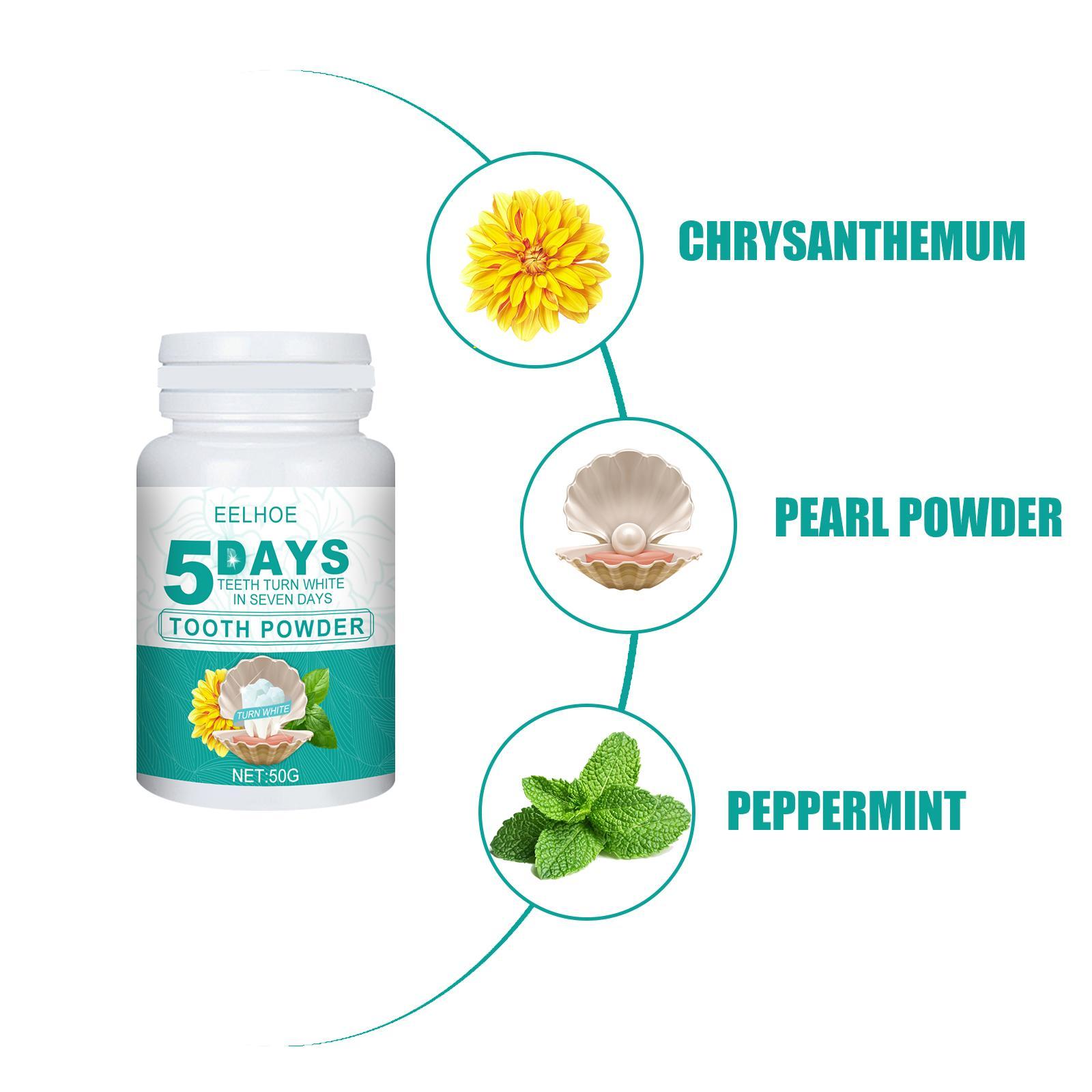 Yierhao Whitening Tooth Powder Cleans Teeth, Removes Dirt And Plaque, And Freshens Breath - 5 - CJ