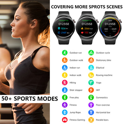 Fashion Smart Watch For Men Women Healthy Mornitoring Ips Screen Fitness Tracker With Bluetooth Call IP67 Waterproof Heart Rate Sleep SpO2 Monitor Pedometer Multiple Sports For Android IOS - 5 - CJ