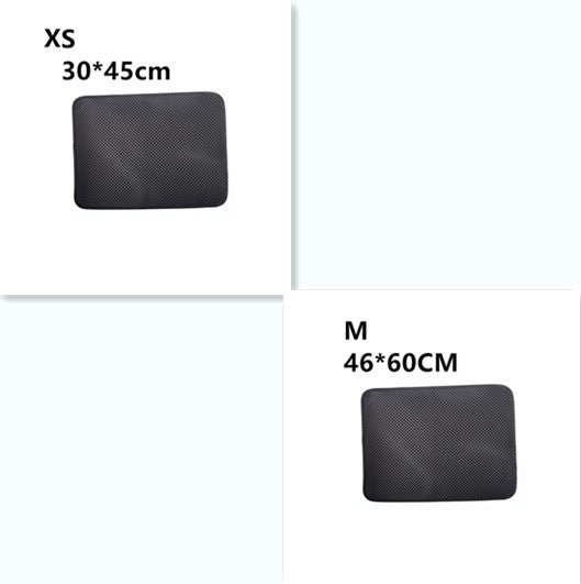 Double Layer Litter Cat Bed Pads Pet Cat Litter Mat Trapping Pets Litter Box Mat Pet Product Bed For Cats House Clean Mat - 0 - CJ