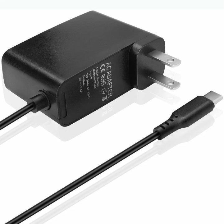 For Nintendo  AC Power Supply Adapter Home Wall Travel Charger Cable 2.4A - 5 - CJ